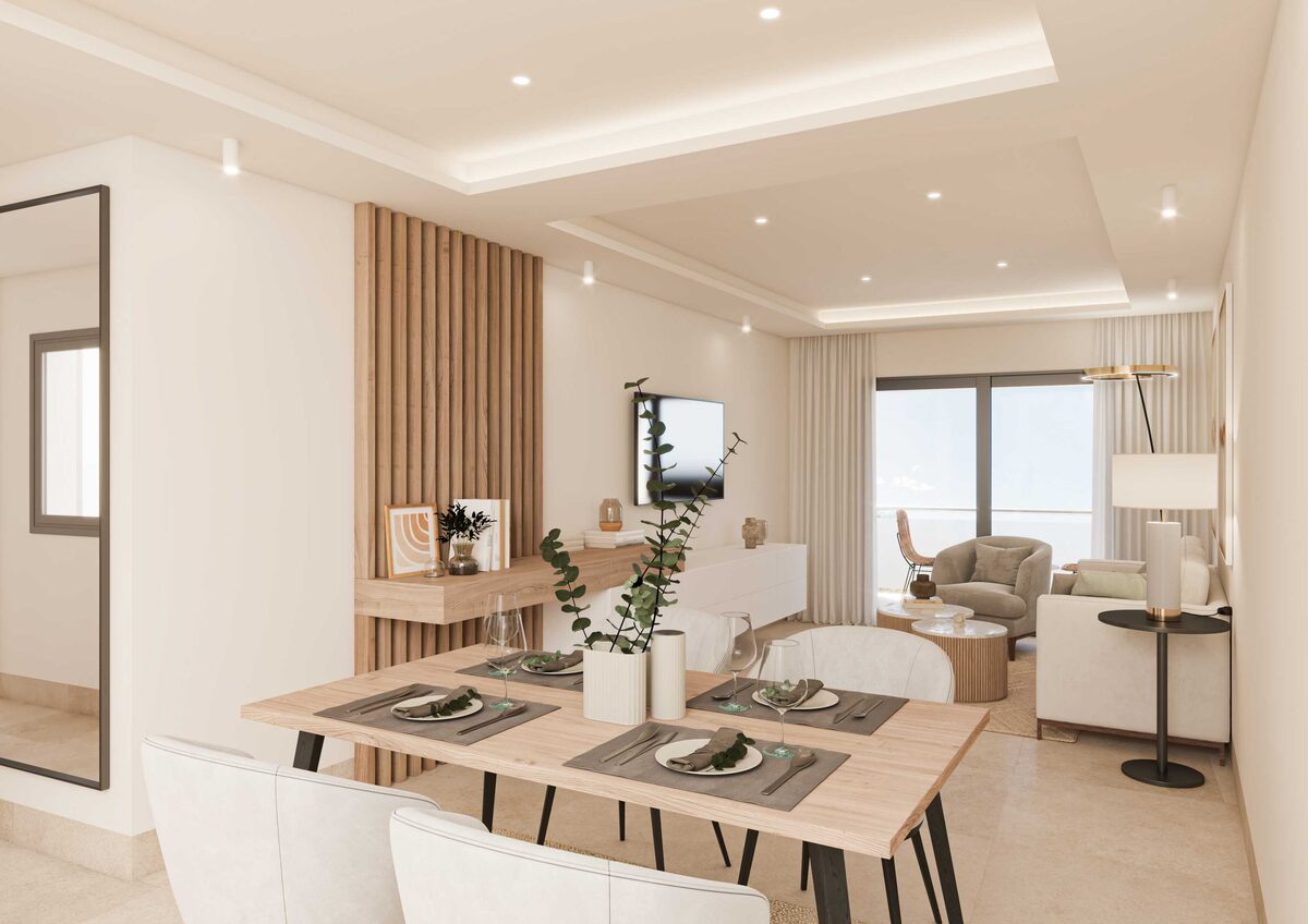 Salón interior de una vivienda EL BATÁN